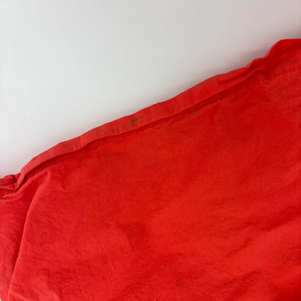 Showpo Paperbag‎ Waist Shorts Women Size 6 Red High Rise Relaxed Summer